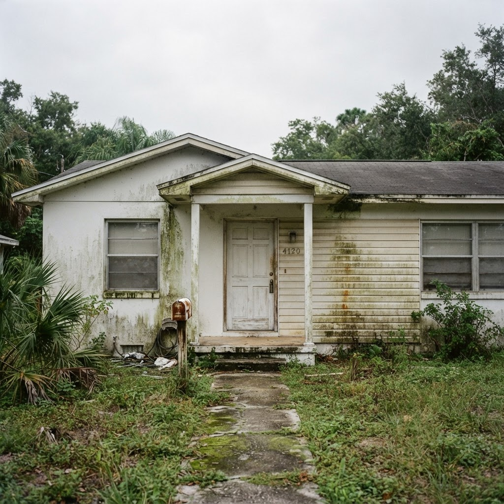 Full Exterior House Wash — before cleaning